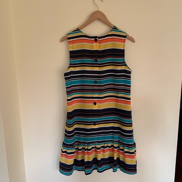 Women’s Halogen Dress - Sleeveless Button Stripped Dress - Picture 3 of 6